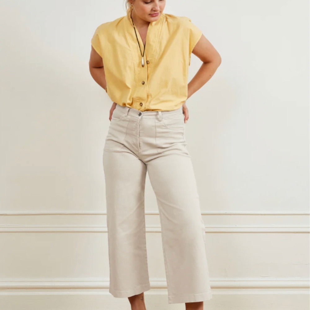 Loup Simone Pants - S - Salt